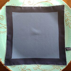 Dashing Nautica Striped Silk Pocket Square
